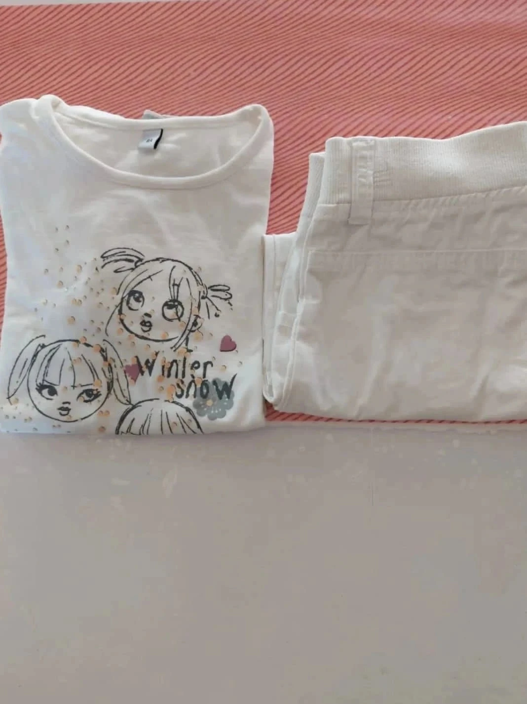 Pantacourt tee-shirt 8ans
